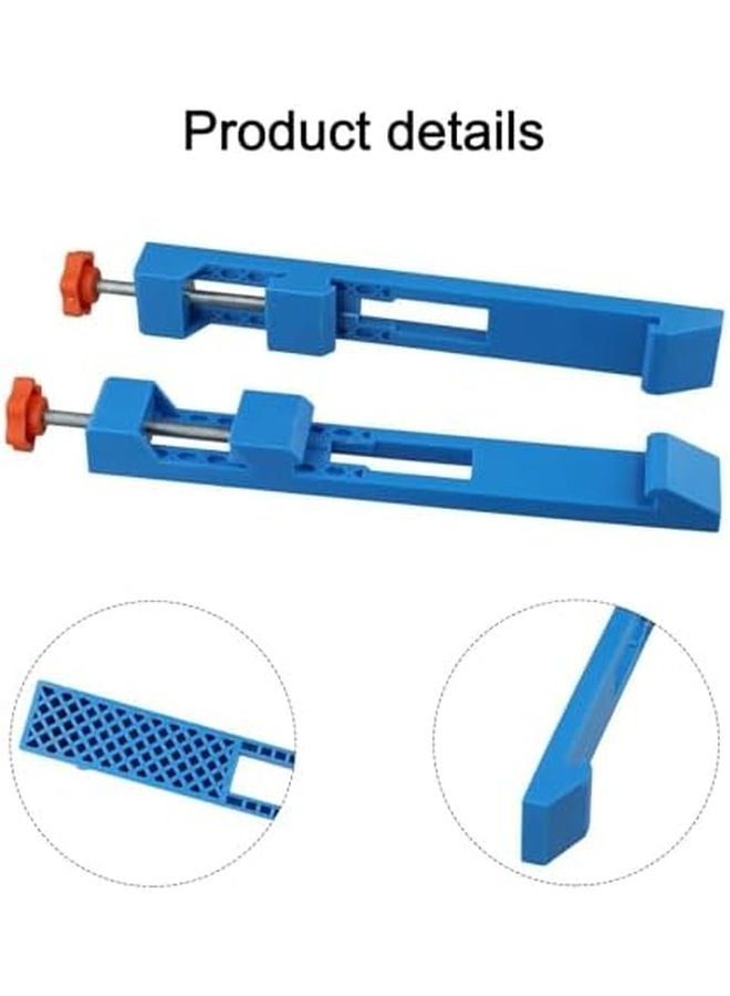 Adjustable Cutting Machine Base Rail Guide Circular Saw Milling Positioning Clamps 2Pcs - Image 4