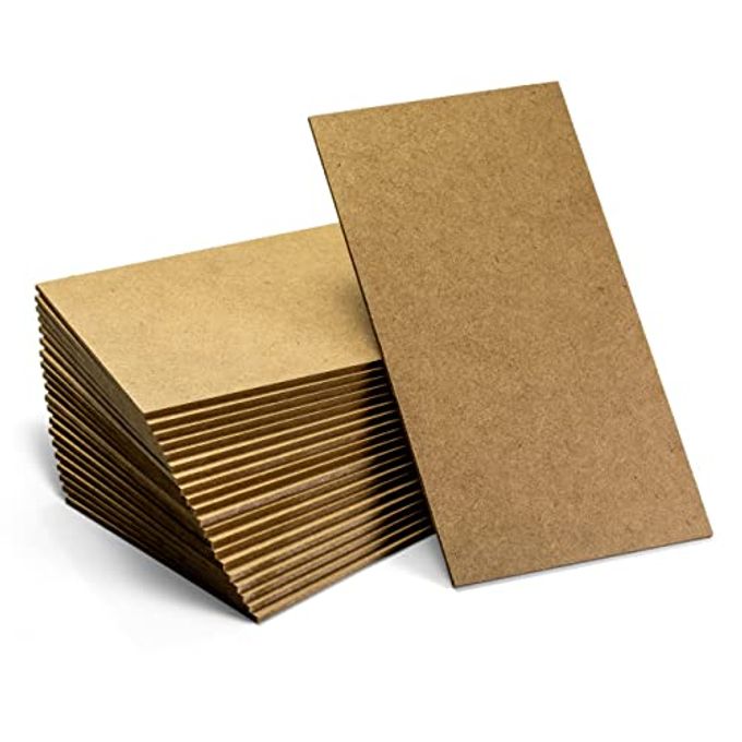 Officemate 5x9 MDF Board for Crafts, Medium Density Fiberboard, Board 1/8 Inch Thick, Hardwood Board 20PK (83154),Brown - Image 4