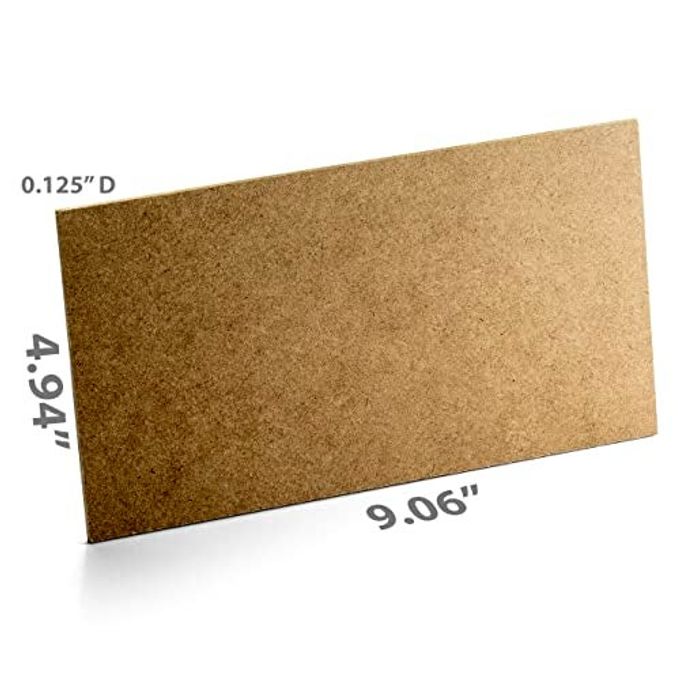 Officemate 5x9 MDF Board for Crafts, Medium Density Fiberboard, Board 1/8 Inch Thick, Hardwood Board 20PK (83154),Brown - Image 2