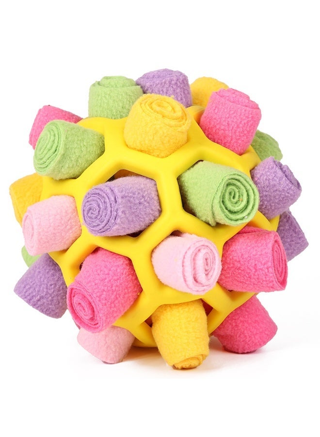 general Dog Snuffle Ball Toy, Mental Stimulation Chew Toy for Dogs & Cats, 14cm Licking Mat Treat Dispensing Ball with Hollow Design, Slow Feeder for Fast Eaters - Image 1