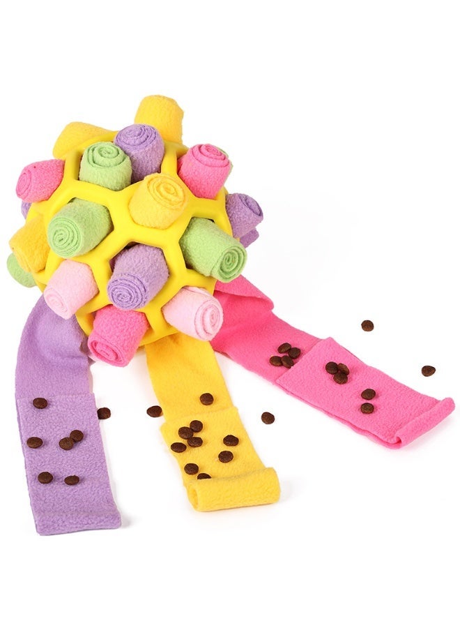 general Dog Snuffle Ball Toy, Mental Stimulation Chew Toy for Dogs & Cats, 14cm Licking Mat Treat Dispensing Ball with Hollow Design, Slow Feeder for Fast Eaters - Image 2