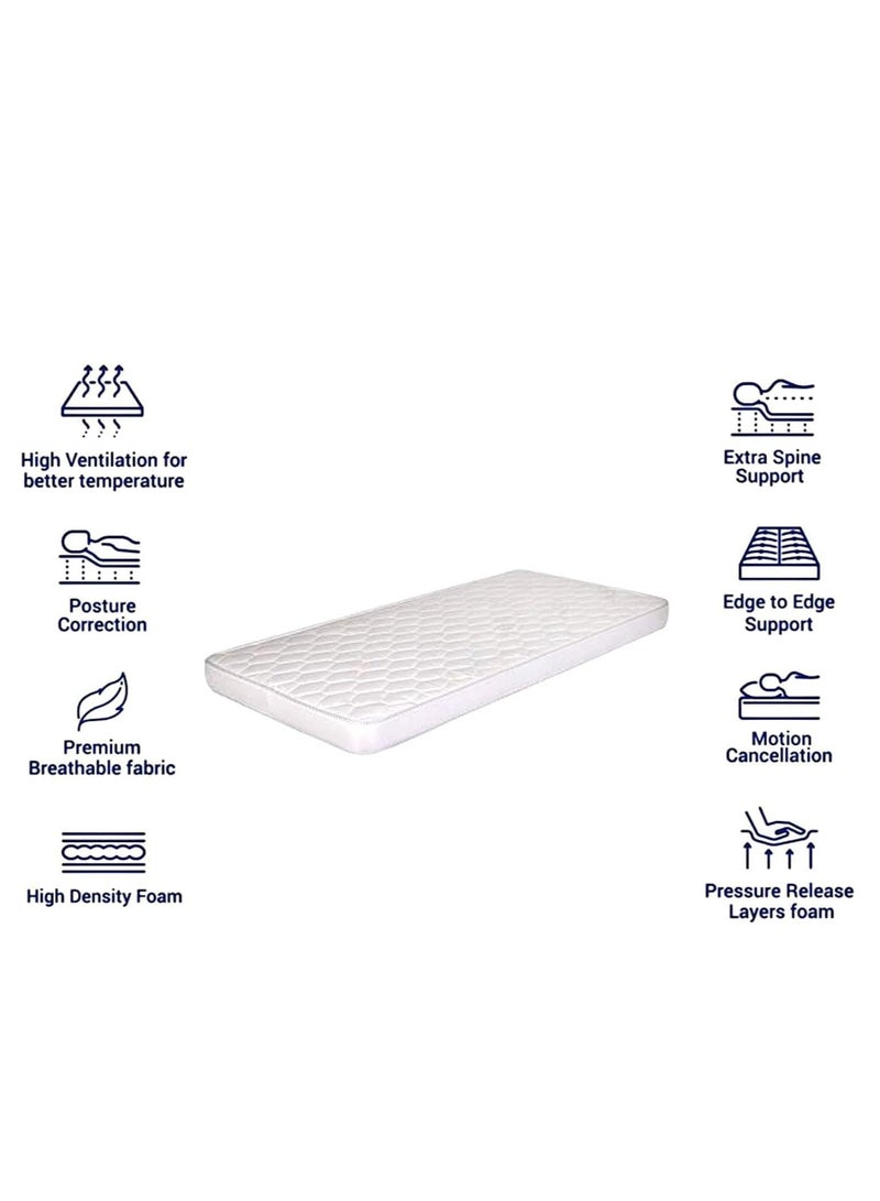 Safa Compression Sponge Mattress 60 Embroideredc Size 90x190cm thickness 10cm - Image 3