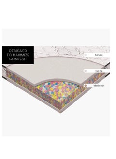 Safa Compression Sponge Mattress 60 Embroideredc Size 90x190cm thickness 10cm  - Image 4