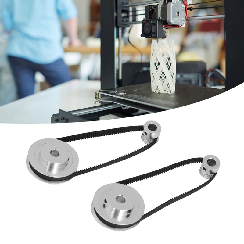 2GT Synchronous Timing Pulley Set 20 60 Teeth Aluminum Wheel 8mm Bore For 3D Printer CNC Lathe - Image 5