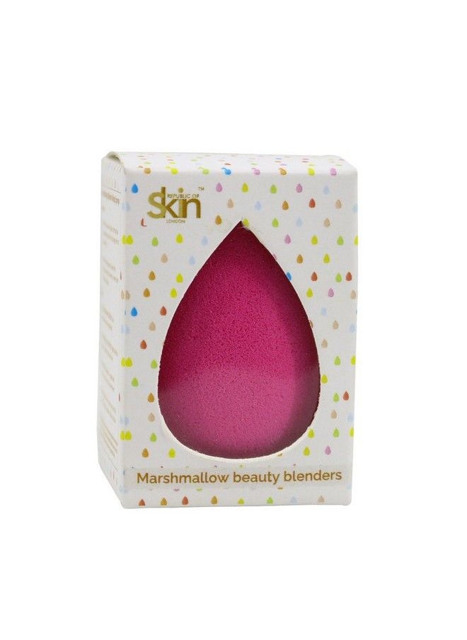 REPUBLIC OF SKIN London - Latexfree Ecofriendly Antimicrobial Marshmallow Beauty Blender Makeup Sponge (Dark Pink) - Image 1