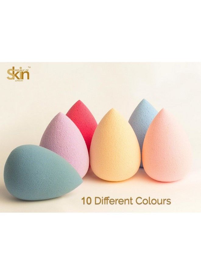 REPUBLIC OF SKIN London - Latexfree Ecofriendly Antimicrobial Marshmallow Beauty Blender Makeup Sponge (Dark Pink) - Image 1