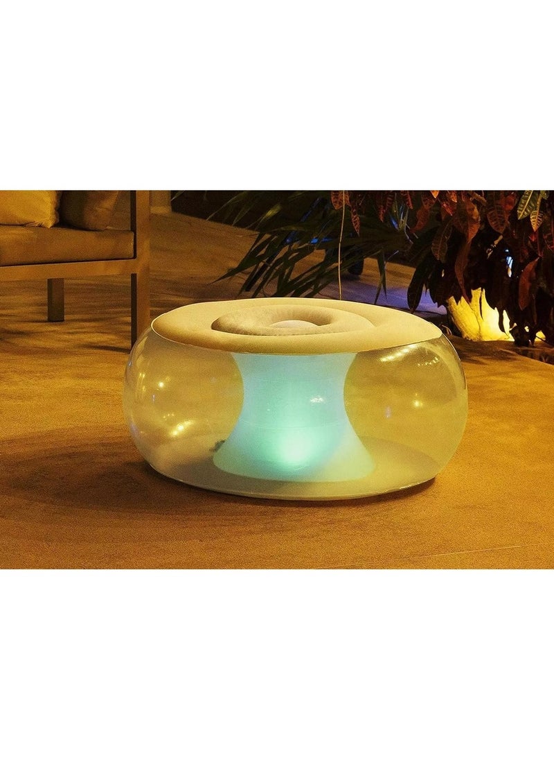 Bestway - Bestway - Inflatable lounge Transparent LED Chair - 75085 - Image 1