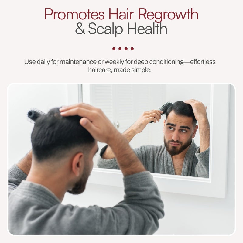 FOLTENE Hair Thickening Shampoo for Men â€“ Strengthening Formula to Reduce Thinning, Boost Volume & Enhance Hair Health - Thickening, Silicone & Sulfate-Free Solution for Fuller Strands (6.76 fl. oz.) - Image 5