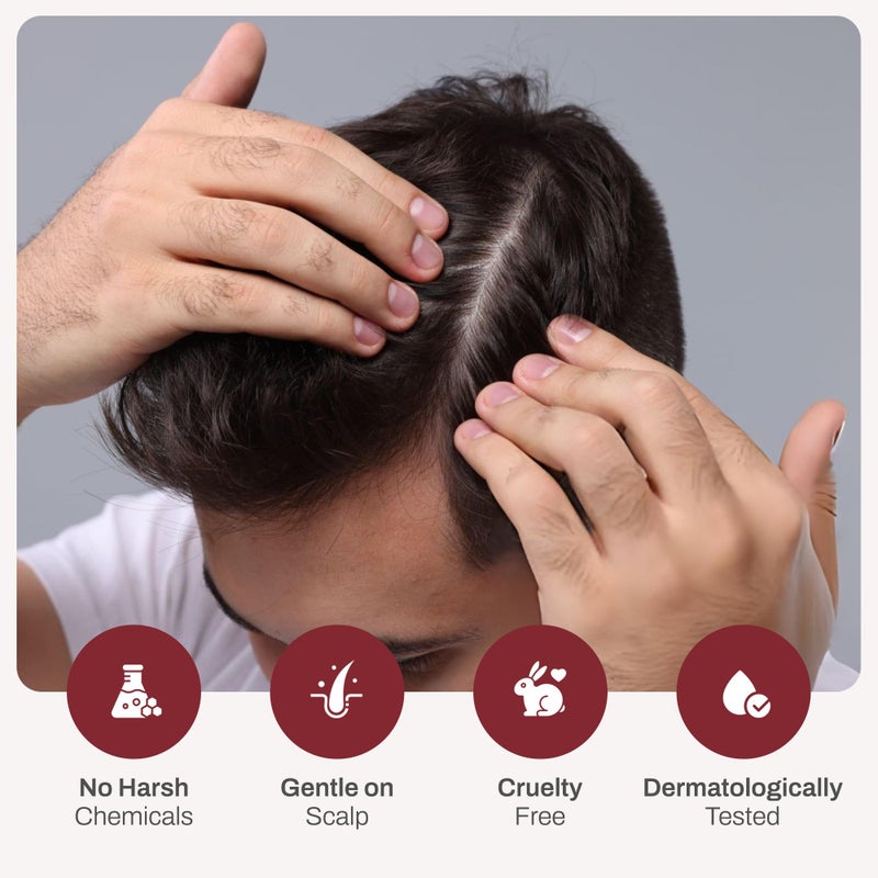 FOLTENE Hair Thickening Shampoo for Men â€“ Strengthening Formula to Reduce Thinning, Boost Volume & Enhance Hair Health - Thickening, Silicone & Sulfate-Free Solution for Fuller Strands (6.76 fl. oz.) - Image 3