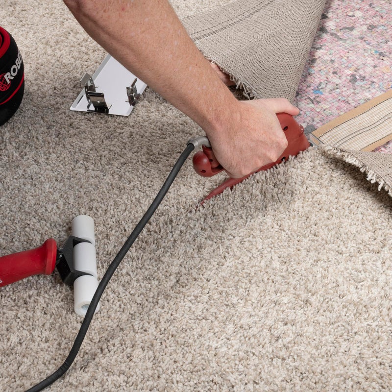 Roberts 10-282G-2 Deluxe Heat Bond Carpet Iron with Non-Stick Grooved Base , Red - Image 2