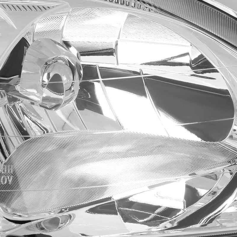 DNA MOTORING OEM-HL-0006-R Chrome Factory Style Passenger Side Headlight Replacement for 99-00 Honda Civic - Image 2