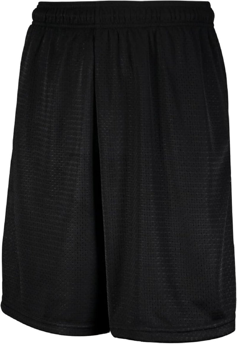 Russell Athletic Men's Black Mesh Shorts with Pockets - Medium - Image 2