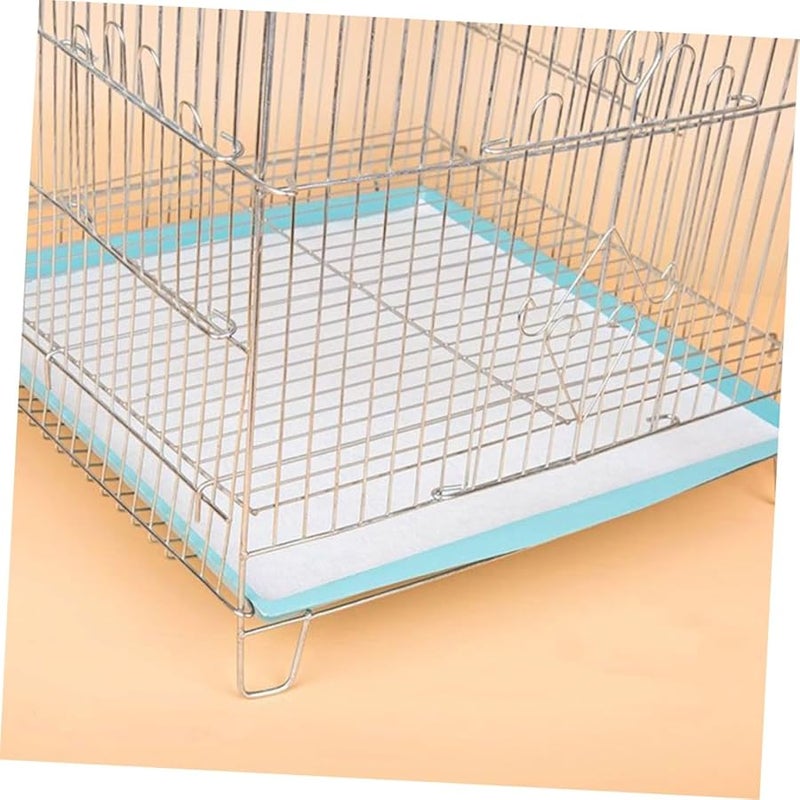 100 قطعة من بطانة أقفاص الطيور الورقية السميكة سريعة الامتصاص والتجفيف لمرة واحدة للببغاوات والباراكيت والكوكاتيل - Image 5