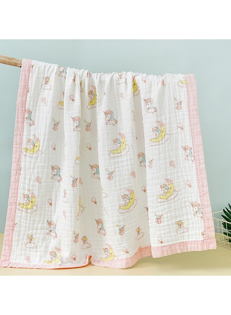 منشفة استحمام مطبوعة برسوم كرتونية من القطن الخالص