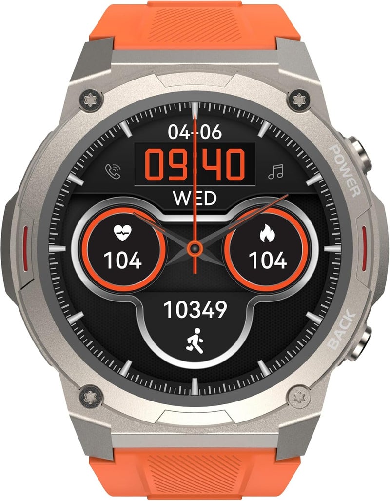 HiFuture FutureGo MIX2 Bluetooth Calling Smartwatch - Orange - Image 1