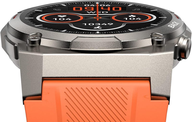 HiFuture FutureGo MIX2 Bluetooth Calling Smartwatch - Orange - Image 4