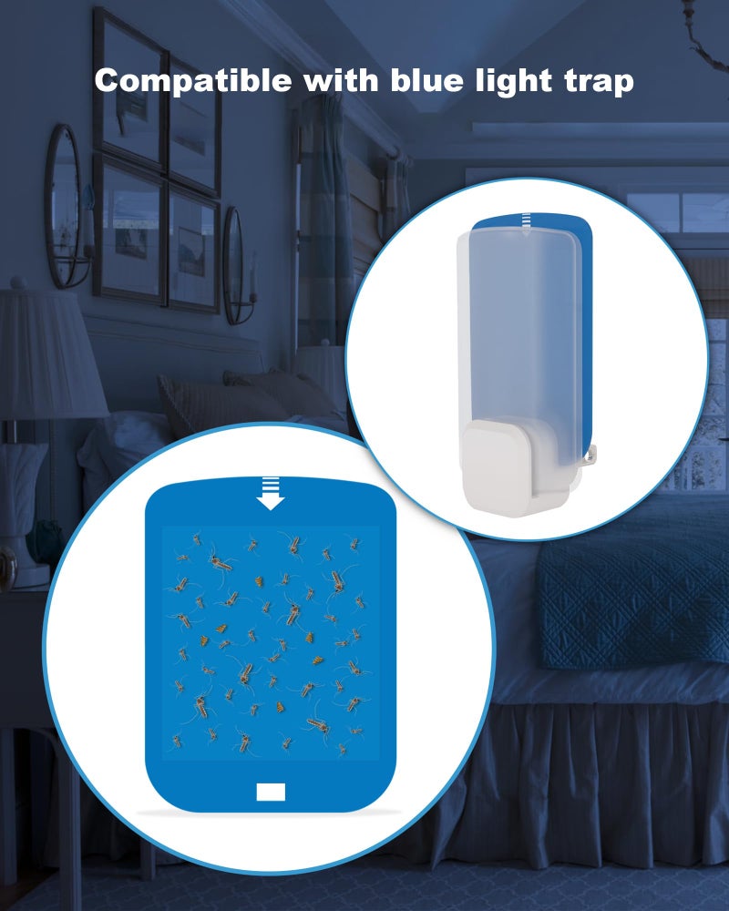 SHOOTING STAR Shootingstar 10 Pcs Refill for STEM Blue Light Trap, Replacement Sticky Pads Compatible with Raid/Wondercide Flying Insect Light Trap Plug in - Image 2
