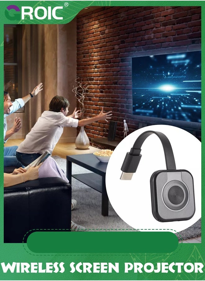 1080P HDMI Display Dongle Wireless Mini Receiver Chrome Casters Adapter Support Airplay Miracast, Sharing, Screen mirroring from Phones, Tablet, PC to TV Projector LED