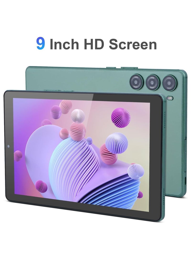 REBENUO 9" Smart Tablet PC Android Kids Tab IPS Display Single SIM 5G LTE 8GB RAM 256GB ROM WiFi Zoom and Tiktok Supported with Protective Case (Green) - Image 2
