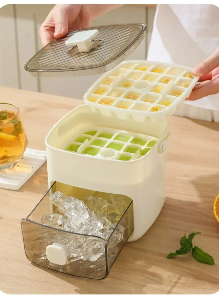 48 Grid Ice Cube Mold Reusable Refrigerator Ice Maker One-touch Easy Release Homemade Ice Cube Tray Mold Home Ice Making Tool - Image 1
