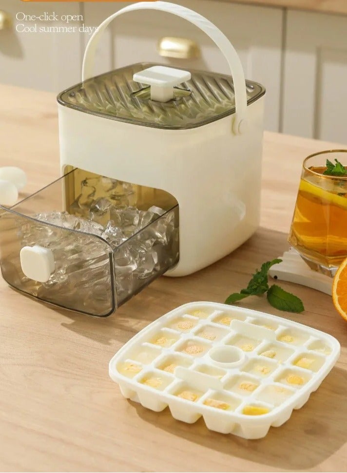 48 Grid Ice Cube Mold Reusable Refrigerator Ice Maker One-touch Easy Release Homemade Ice Cube Tray Mold Home Ice Making Tool - Image 2
