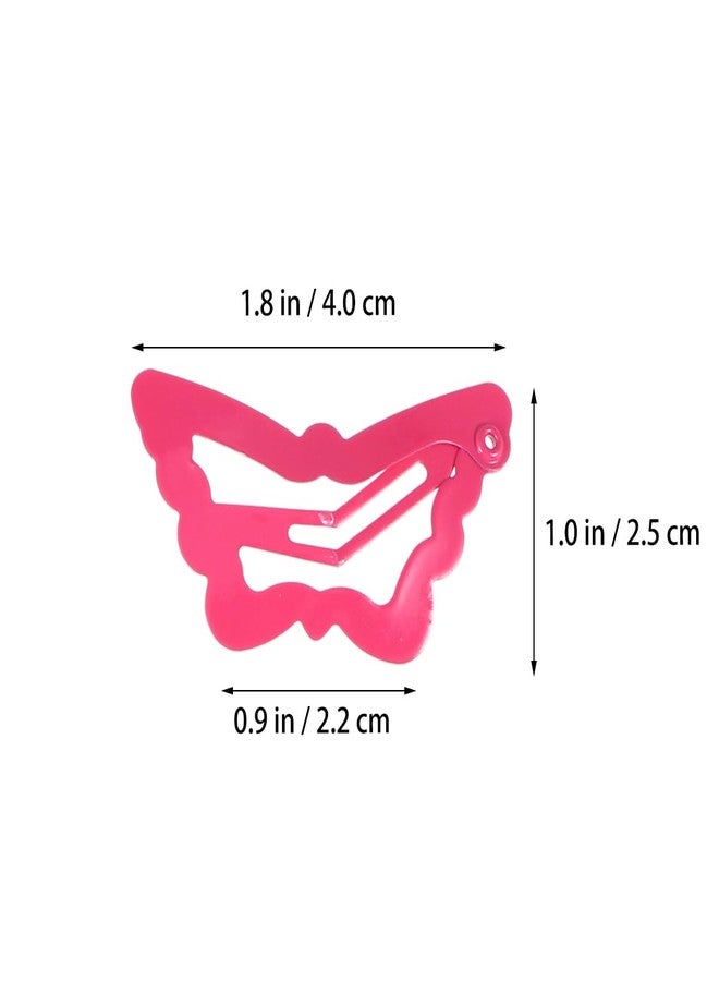 PACKOVE Candy Color Snap Hair Clips for Girls Toddlers 30Pcs Metal Butterfly Barrettes Snap Hair Accessories for Everyday Hairstyles and - Image 2