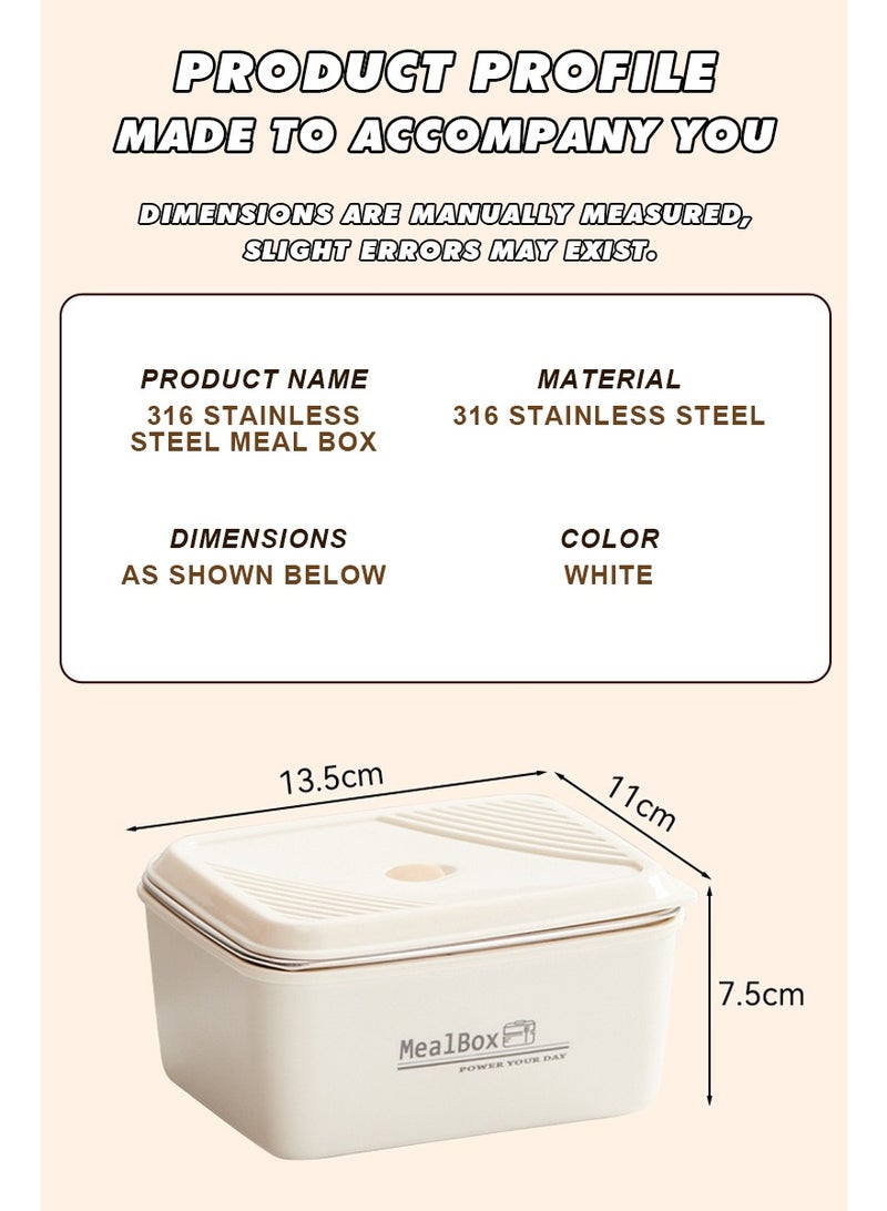 علبة طعام معدنية مقاومة للصدأ ومعزولة حرارياً – يمكن تسخينها في الميكرويف، محكمة الإغلاق، تحتفظ بالحرارة أو البرودة، مريحة لحملها من قبل العاملين. تتضمن كل مجموعة 4 علب طعام، مع ملعقة، شوكة، وحقيبة معزولة قابلة للحمل.​ - Image 4