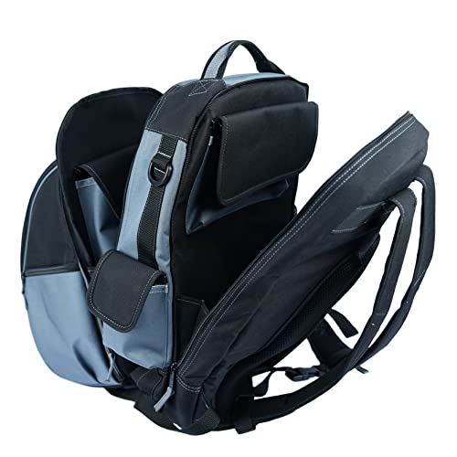 MELOTOUGH Backpack, Welding Bag for Tools and Helmet, Extreme Gear Pack, Large Capacity, Grey - Image 3