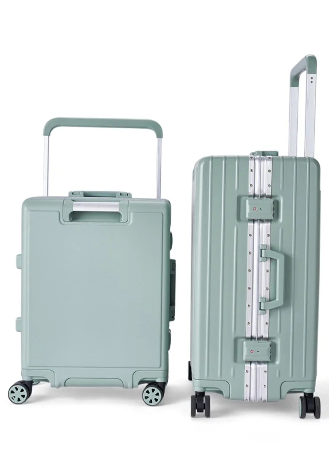LIMRA Travel Bags From Limra Made Of PC , Consisting of Two Pieces , Size 21"-25" Inches, Grass Green Color
