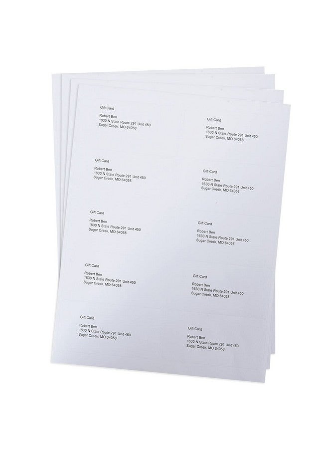 9527 برودكت ملصقات 10 Up، ملصقات عنوان شحن Fba مقاس 2 × 4 بوصات لطابعات الليزر/نفث الحبر، 30 ورقة بإجمالي 300 ملصق - Image 5