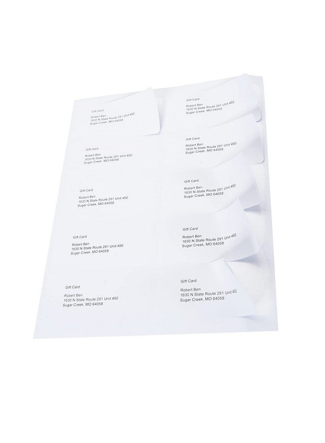 9527 برودكت ملصقات 10 Up، ملصقات عنوان شحن Fba مقاس 2 × 4 بوصات لطابعات الليزر/نفث الحبر، 30 ورقة بإجمالي 300 ملصق - Image 4