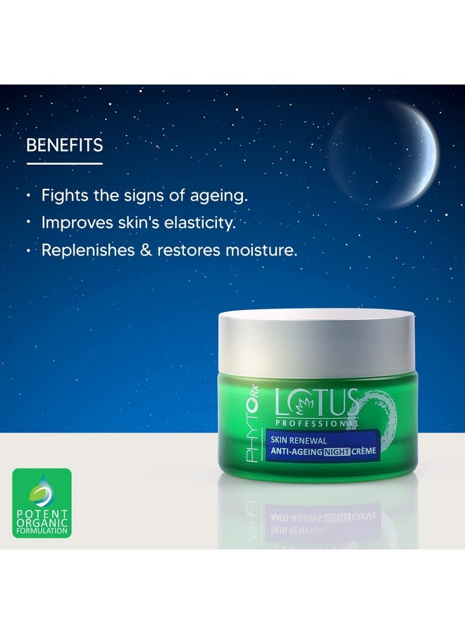 Lotus Professional Phyto Rx Skin Renewal Anti Ageing Night Cream, Natural, 50 G - Image 2