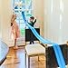 Valchemist FlexTrack 5000 Flexible Race Car Track for Kids Toy with Suction Cups Compatible with Hot Wheels and Diecast 164th Cars and More 15 Feet Long Rolls Up Portable Racetrack Daytona Blue - Image 3