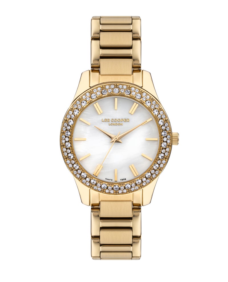 LEE COOPER Women’s Analog White MOP Dial Watch – LC07869.120 - Image 1
