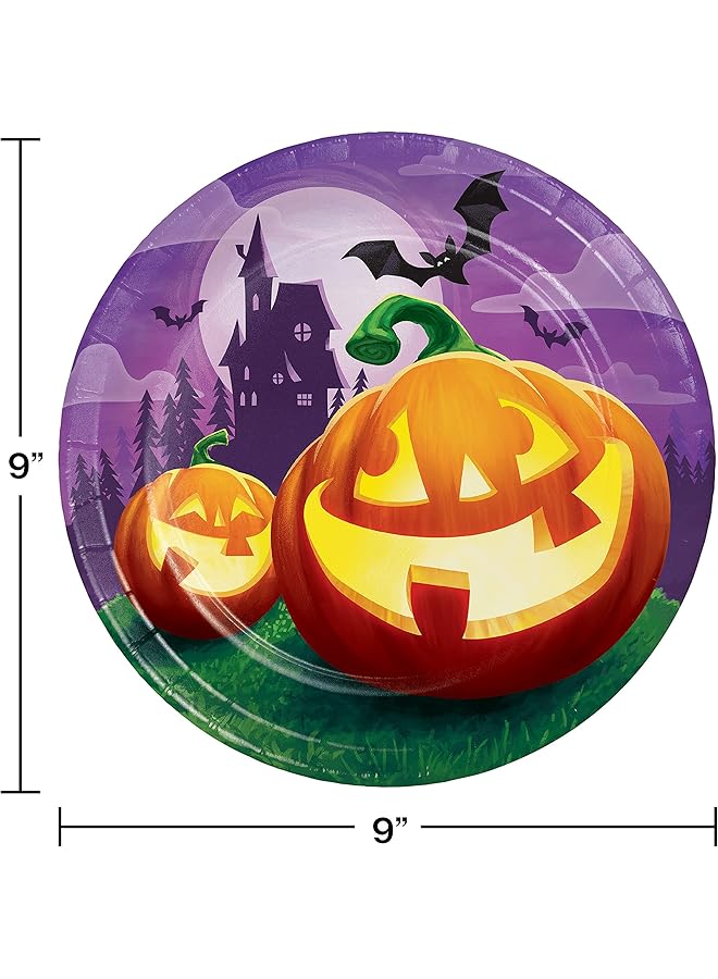 كرييتف كونفيرتينج أطباق عشاء من اليقطين المبتسم 8.75 بوصة 8 قطع - Image 2