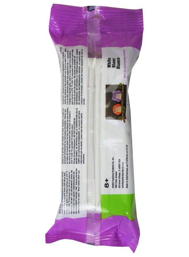 Sculpey: Original Sculpey Clay: White - 1 lb - Polymer Oven Bake Clay, Non-Toxic, Sculpting, Bake-Sand-Drill-Paint, Art & Craft Supplies, Adults-Kids - Image 2