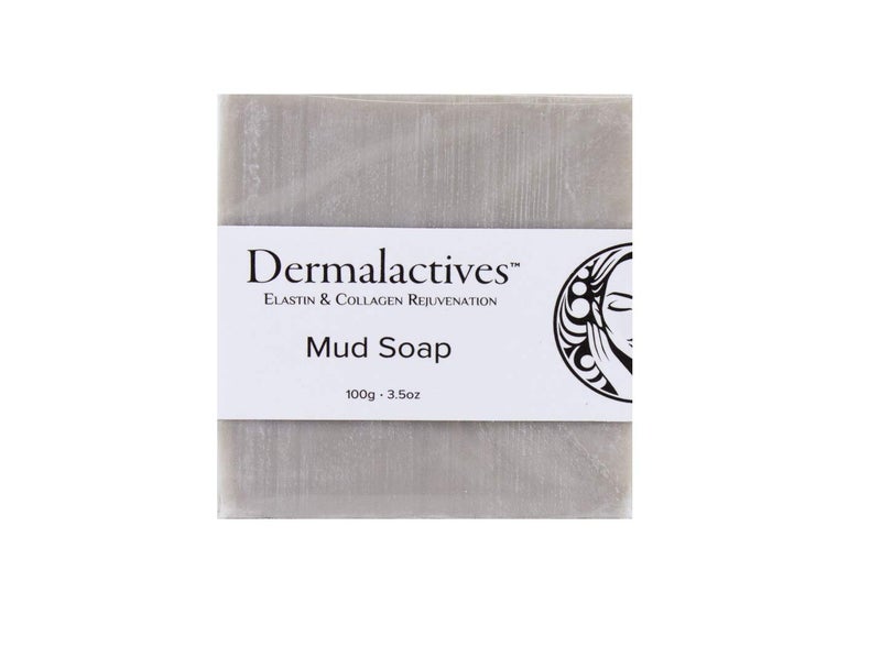 dermalactives Enriched Dead Sea Minerals Bar Mud Soap Cleanses The Body and Removes OilBased Debris and Impurities - Image 1