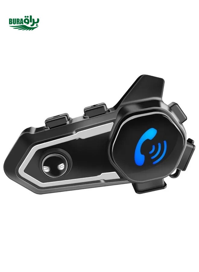Motorcycle Noise Reduction Waterproof Helmet Cycling Bluetooth Headphones - Image 1
