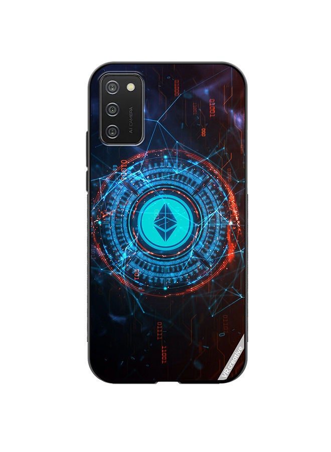 VR CREATIVE Protective Case Cover For Samsung Galaxy A02s Etherium Design Multicolour - Image 1