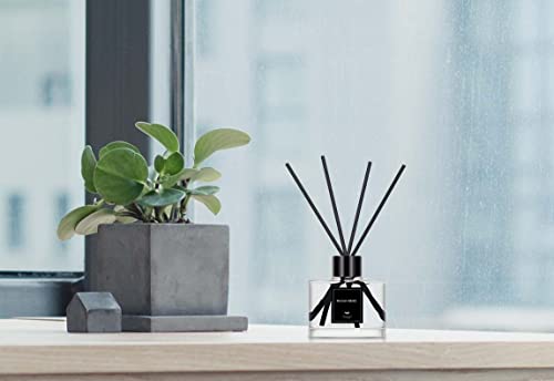 WEALD TRIBE Reed Diffuser Set of 3 for Bathroom Air Fresheners, Oil Diffuser Sticks | Fresh Linen, Ocean, Eucalyptus & Mint Scent(1.7 fl oz Each Pack) Fragrance with 12 Sticks Defusers | Shelf Decor - Image 5