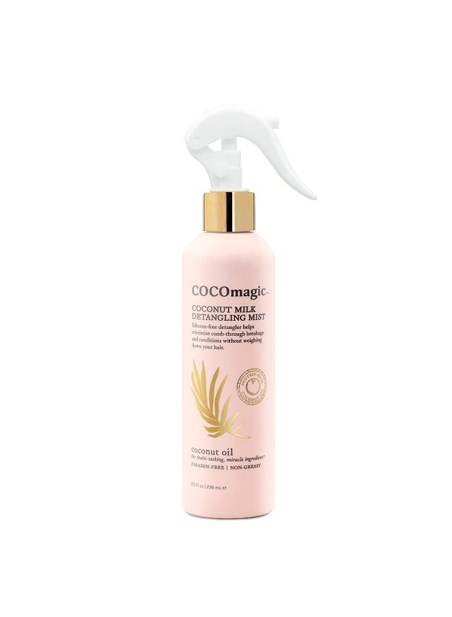 Cocomagic Coconut Milk Detangling Mist | Extra Moisturizing Leave-in Detangler | Restore Vibrancy and Boost Shine | Non-Greasy Formula | Paraben Free, Cruelty Free, Made in USA (8 oz) - Image 1