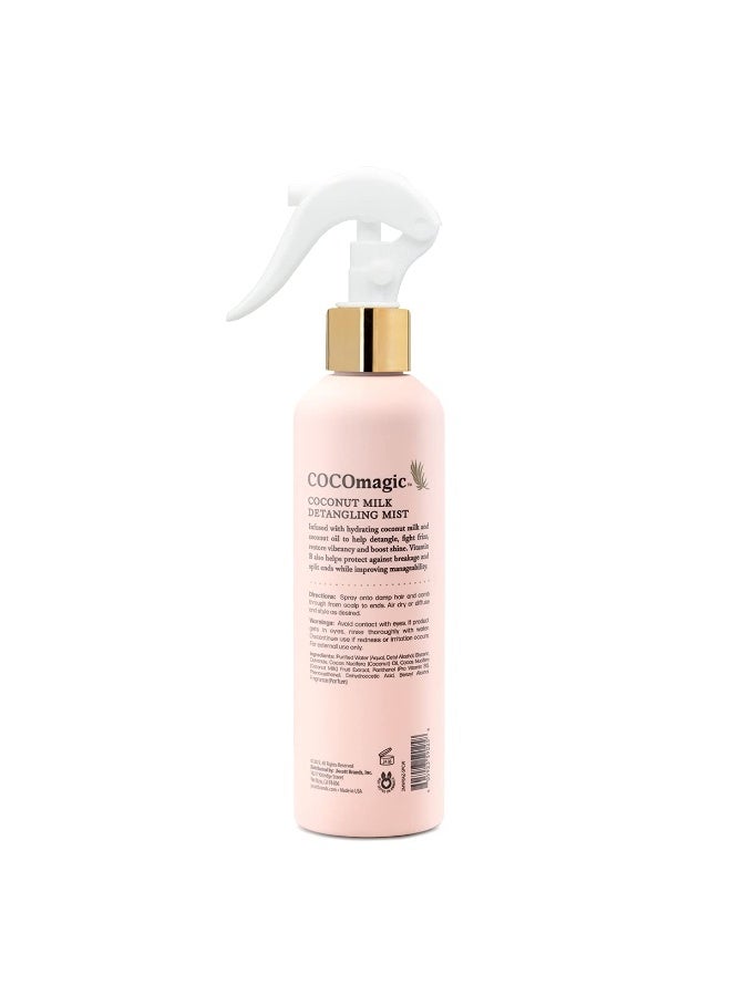 Cocomagic Coconut Milk Detangling Mist | Extra Moisturizing Leave-in Detangler | Restore Vibrancy and Boost Shine | Non-Greasy Formula | Paraben Free, Cruelty Free, Made in USA (8 oz) - Image 2
