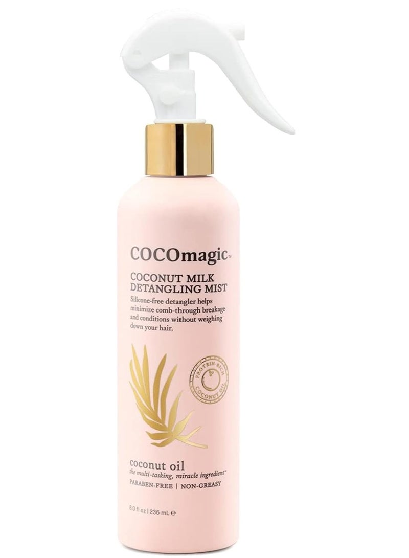 Cocomagic Coconut Milk Detangling Mist | Extra Moisturizing Leave-in Detangler | Restore Vibrancy and Boost Shine | Non-Greasy Formula | Paraben Free, Cruelty Free, Made in USA (8 oz) - Image 3