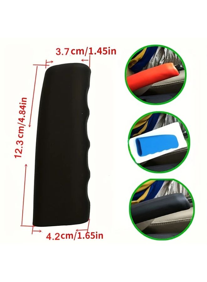 Blue Anti Slip Silicone Hand Brake Handle Cover Ergonomic Grip Easy Installation - Image 2