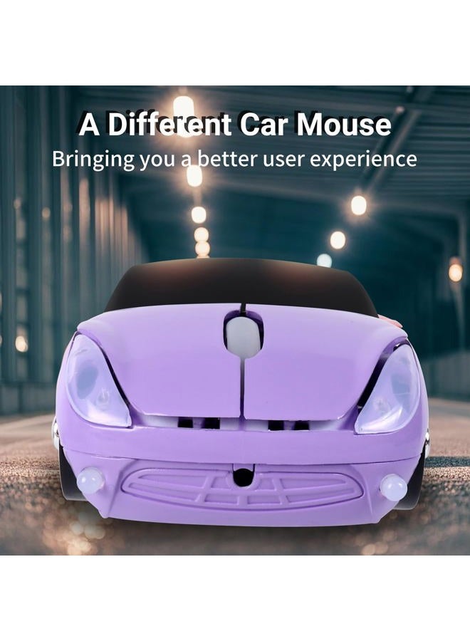elec Space Wireless Mouse - Cool Car Design in Stylish Purple, Perfect for Laptop and Desktop Use, Ideal for Gamers and Students, USB Connectivity - Image 3