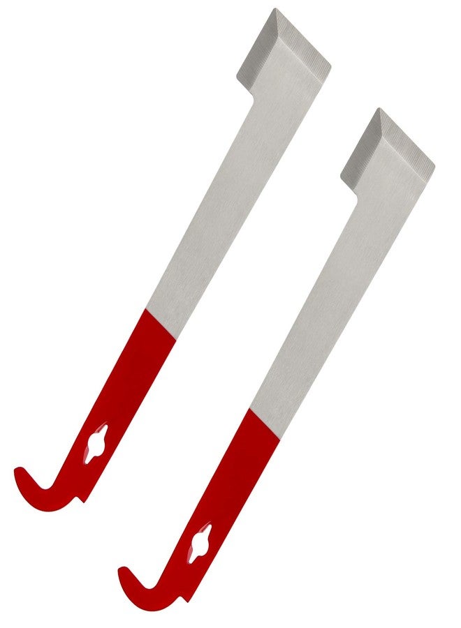 Blisstime Stainless Frame Lifter and Scraper J Hook Tool Hive Tool Hook Pry Bar Beekeeping Equipment (J Shaped: 11 inch) - Image 1
