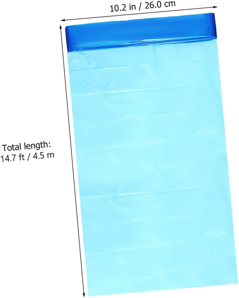5 Rolls Pe Diaper Disposal Bags 260mm X 7m Leak-resistant Blue Scented Trash Bags for Home Nursery and Outdoor Use - Image 2
