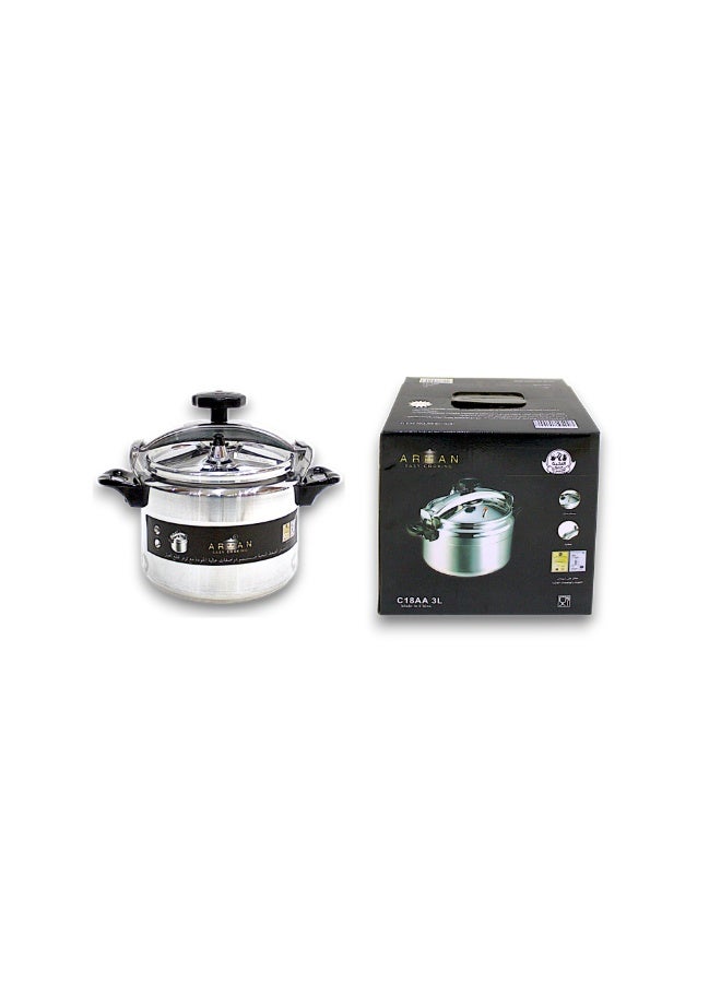 Aluminium Pressure Cooker – Safety Locking Mechanism with Long-Lasting Rubber Selling Ring - Lightweight, Compact & Durable Design  - Image 2