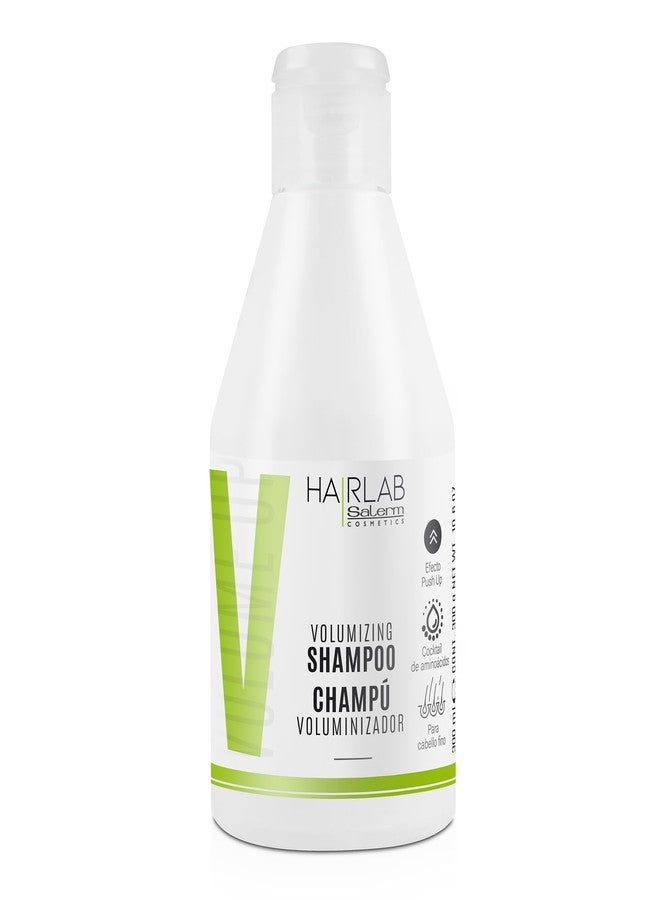 Salerm - Volume Shampoo - Hair Lab - 300 ml - With Energizing Caffeine - For Fine and Flat Hair - Adds Body and Texture to Hair - Gentle Cleanse - Paraben-Free - Image 1
