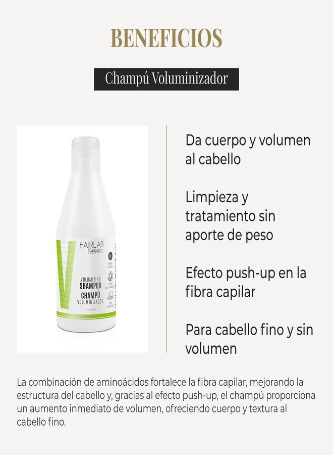 Salerm - Volume Shampoo - Hair Lab - 300 ml - With Energizing Caffeine - For Fine and Flat Hair - Adds Body and Texture to Hair - Gentle Cleanse - Paraben-Free - Image 3